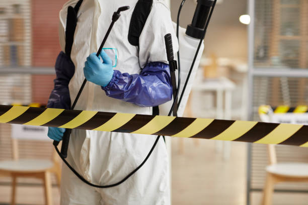 Professional Biohazard Cleanup technician working in Woodsboro, MD